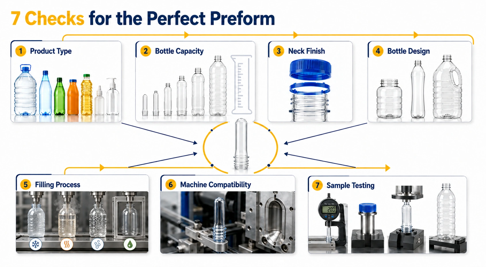 How to Choose the Right PET Preform Size