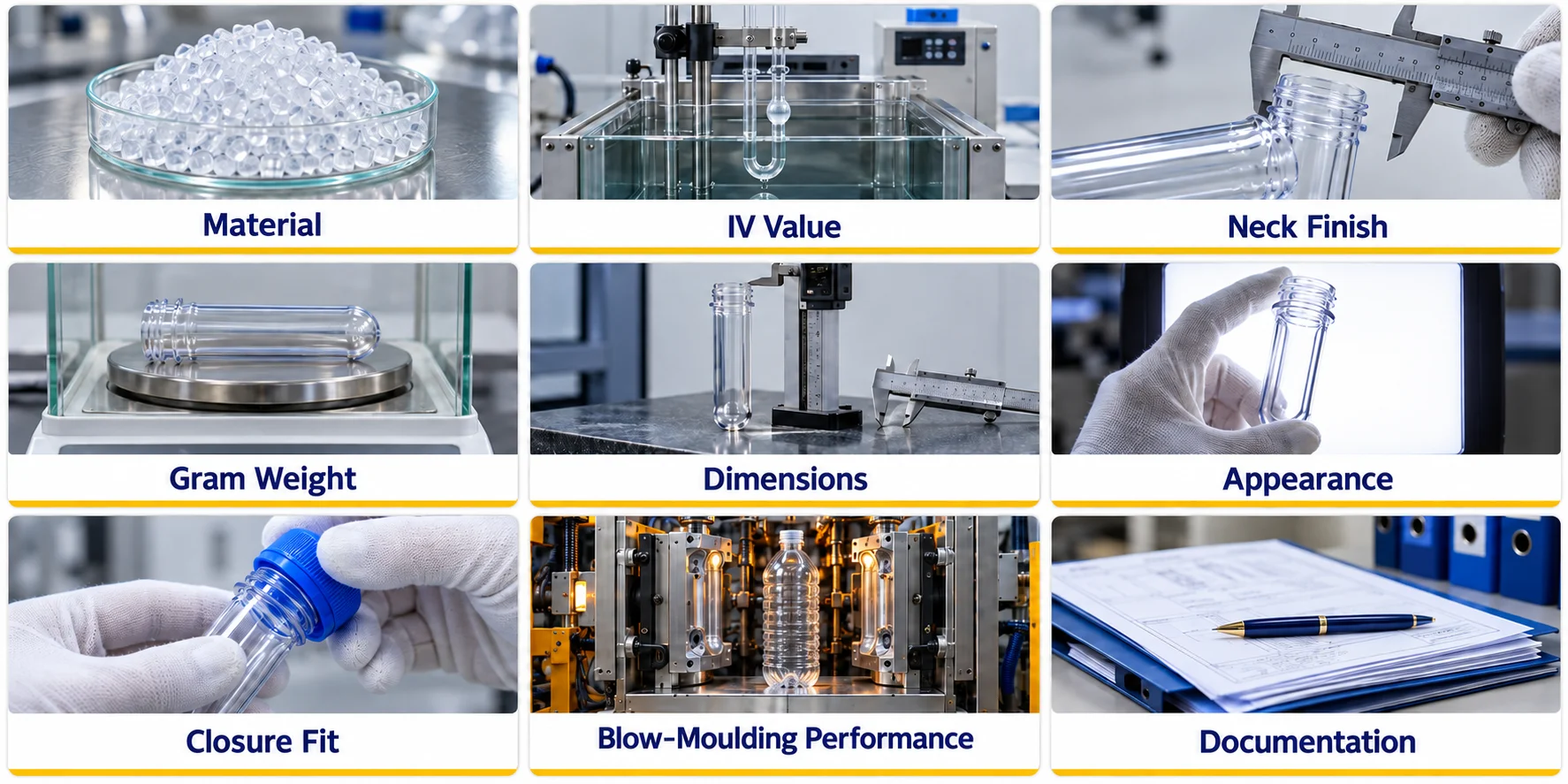 What Quality Checks Should You Perform Before Ordering PET Preforms in Bulk